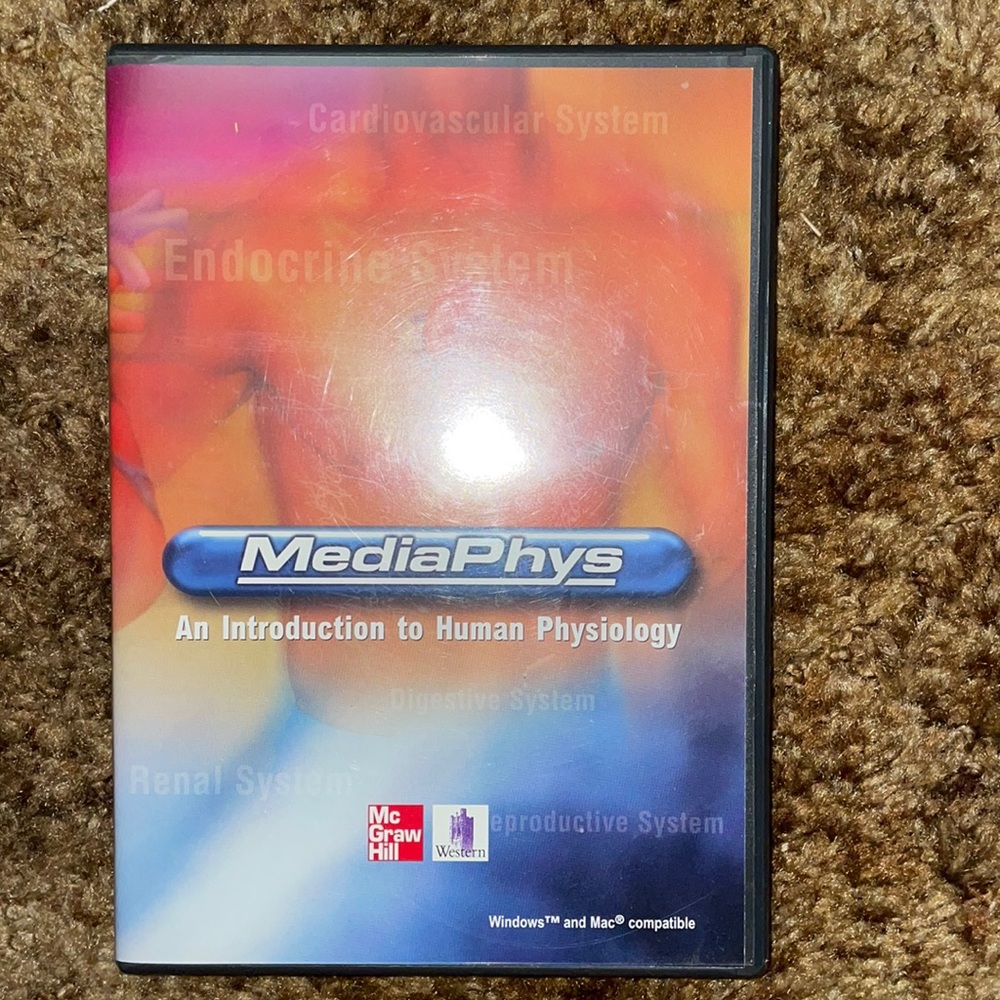 MediaPhys An Introduction to Human Physiology DVD